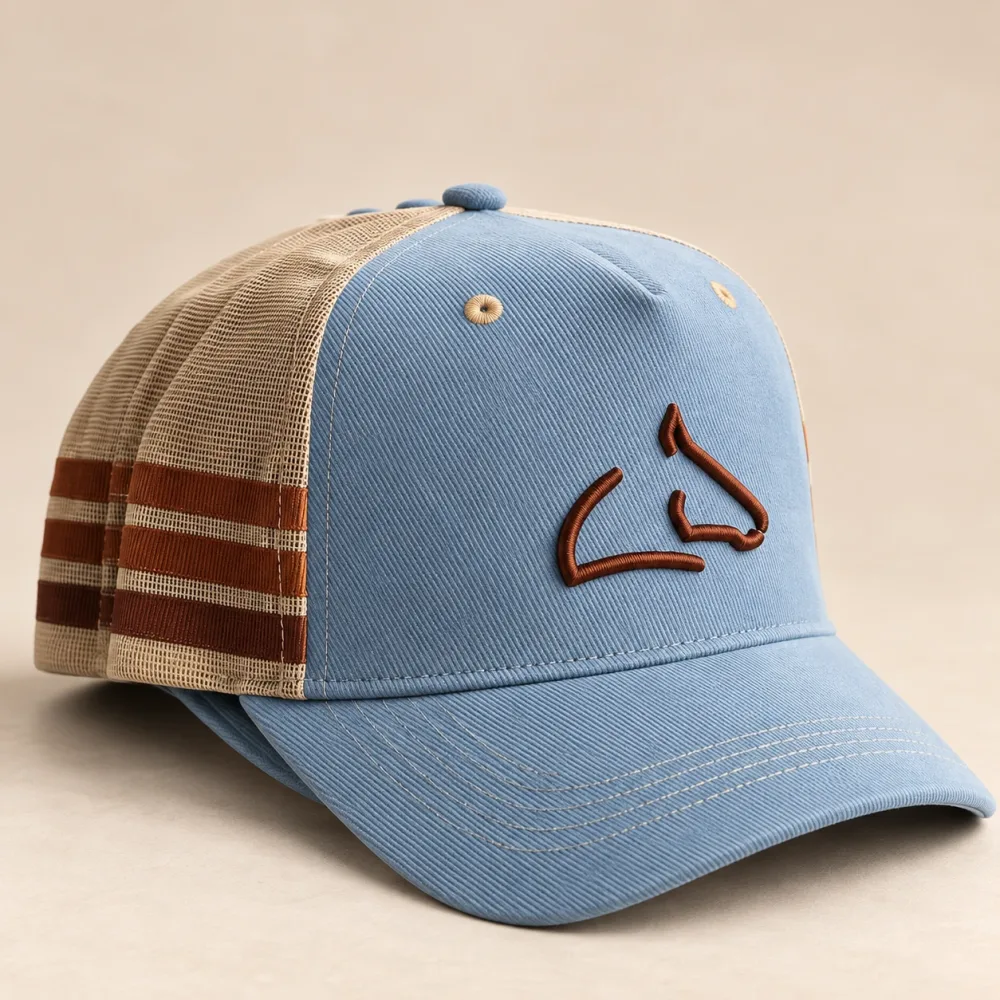 Gorra Trucker Celeste